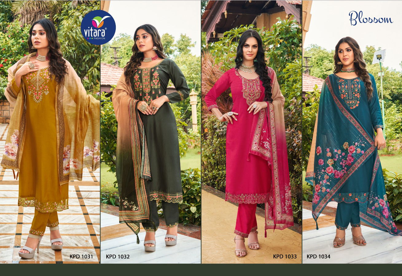 Blossom By Vitara Designer Salwar Suits Catalog